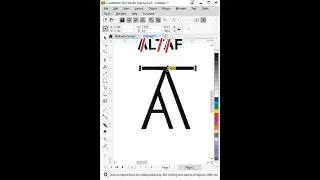 For ALTAF | logo design in Coreldraw || comment next logo #coreldraw #viral #gk_yt #youtubeviral