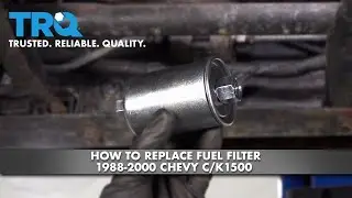 How To Replace Fuel Filter 1988-2000 Chevy C/K1500