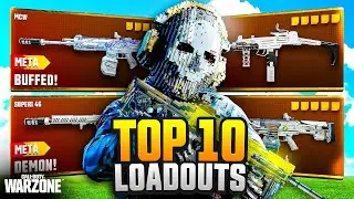 TOP 10 Warzone META LOADOUTS After Update!