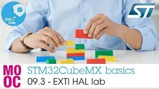 STM32CubeMX basics: 09.3 STM32Cube HAL theory EXTI - Lab EXTI HAL implementation