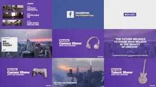 After Effects Template: Modern Broadcast Pack