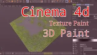 Texture painting, 3d painting in Cinema 4d r23