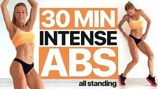 30 MIN INTENSE ABS HIIT WORKOUT // No Equipment - At Home