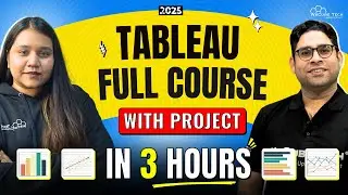 Tableau Full Course with Project – Master Data Visualization in 3 Hours (Beginner Level) – 2025