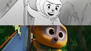 Vivo | Keep the Beat Storyboard and Final Frame Side by Side | Sony Animation