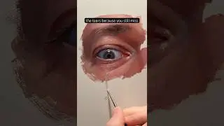 How to paint and eye #art #paintingtutorial #howtopaint #asmr