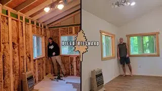 Building a Room START to FINISH at My Off Grid Cabin