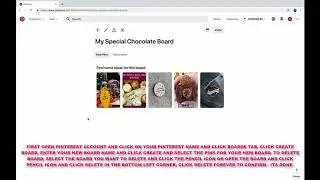 HOW TO CREATE OR DELETE BOARDS IN PINTEREST
