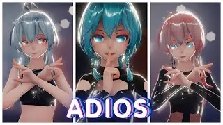 【MMD】◤ • EVERGLOW (에버글로우) - Adios • ◥ + MOTION DL