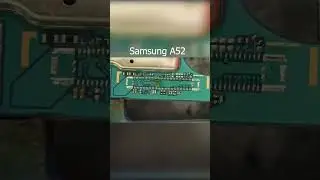 Samsung A52 Broken Screen Connectors Replacement #maintenance #galaxy #connector #soldering