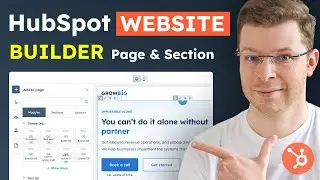 Create a Page & Section with HubSpot Website Builder