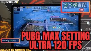 Xiaomi Poco Pad PUBG Max Setting Ultra 120 FPS | Snapdragon 7s Gen 2