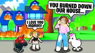 WE ADOPTED THIS CURSED GIRL... What she did SHOCKED US! Adopt Me Roleplay (Roblox Adopt Me)