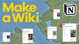 Make a Wiki for Your Worlds | Fantasy Worldbuilding with Notion