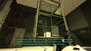 Portal 2 Walkthrough: Chapter 6: Alpha Enrichment Sphere 03 & Pump Station Beta (Let's Play, 1080p)