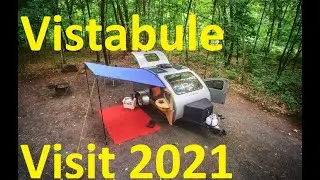 Teardrop Trailer Vistabule FACTORY VISIT 2021