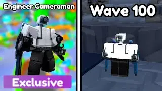 REWORKED ENGINEER CAMERAMAN VS ENDLESS MODE (Toilet Tower Defense)