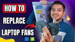 How To Replace/Change Noisy Laptop Fan !⚡Asus ROG Strix G15 Fan Replacement ! 🔥🔥