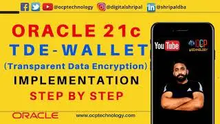 How to implement Oracle TDE | transparent data encryption | Oracle wallet