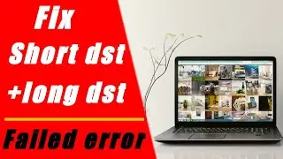 Fix short dst/long dst failed error in any Windows laptop or PC - Hindi | Tutorials Buddy