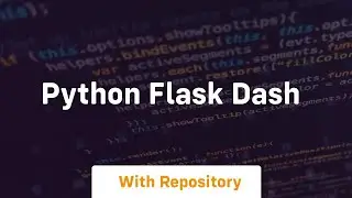 python flask dash