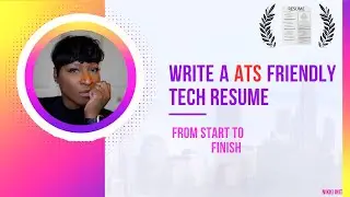 How To Write And Structure An ATS Friendly Tech Resume #techjobs