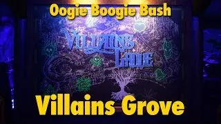 Villains Grove Walkthrough at Oogie Boogie Bash | Disney California Adventure