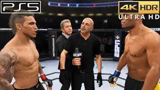 UFC 4 (PS5) 4K 60FPS HDR Gameplay | Charles do Bronx x Anderson Silva