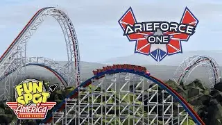 ArieForce One Analysis Fun Spot Atlanta New for 2022 RMC Roller Coaster