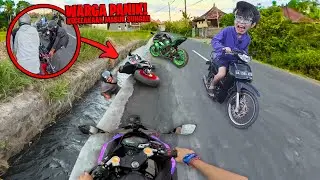 PARAH!!! MOTOR CRASH KE SUNGAI SEJAUH 18M! WARGA SAMPAI PANIK!!!