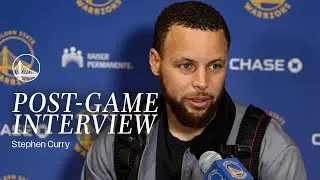 Stephen Curry Recaps Warriors Win at Sacramento | Feb. 21, 2025