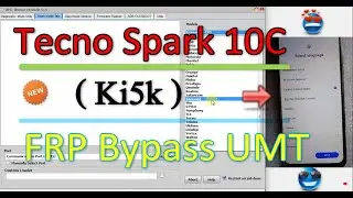 Tecno Spark 10C Ki5k FRP Bypass umt