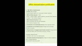 APHA IMMUNIZATION CERTIFICATION EXAM QUESTIONS AND ANSWERS 2022 100% VERIFIED ANSWERS