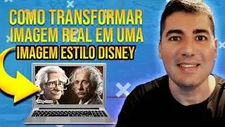 COMO FAZER IMAGEM REAL X IMAGEM DISNEY PIXAR COM I.A. GRÁTIS