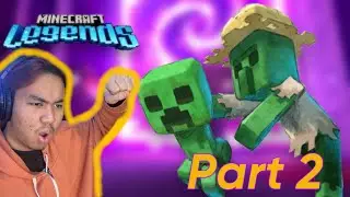 SAVING THE ZOMBIES AND CREEPERS FROM THE PIGLINS || Minecraft Legends | Part 2