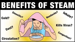 Steam inhalation at home / Steam inhalation benefits