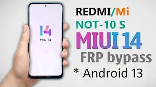 Xiaomi Redmi note 10s Google FRP UNLOCK bypass || Recovery Google account Remove || 2024