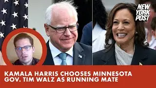 Kamala Harris chooses Minnesota Gov. Tim Walz as running mate