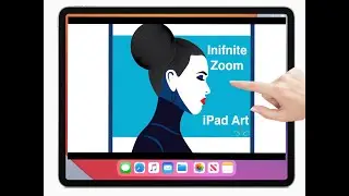 Infinite Zoom Art on iPAD | Apple | Creative Zoom | Endless Zoom | Endless Canvas.