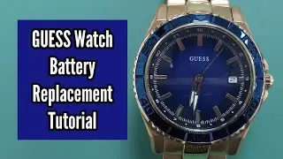 How To Change or Replace Guess Watch Battery | Watch Repair Channel | SolimBD | Repair Tutorial