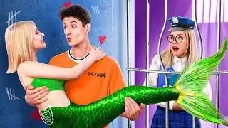 Мейковер Из Девушки в Русалку в Тюрьме! Я Стала Русалкой