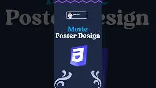 Movie Poster Design || source code available || how to create Card  using html css | #shorts #coding