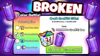 BROKEN AFK GRINDING & Get Unlimited Graffiti Gift Bags | Pet Simulator 99 | Roblox