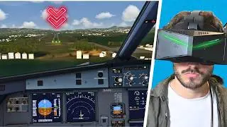 A FULL A320 Flight in Virtual Reality | Pimax Crystal Light