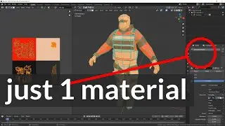 Blender: How to Combine All Materials Into 1 (Answer: Replace with UV Map/Texture)