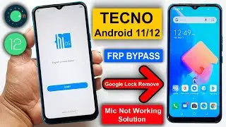 Tecno Android 11 Frp Bypass | Tecno Android 11 Google Account Remove (Without Pc) Latest Trick ✅✅✅ |