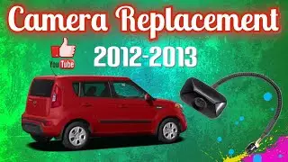 2012 Kia Soul Reverse Camera Replacement  EASY
