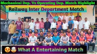 Mechanical Dep. Vs Operating Dep. Match Highlight #cricket #match #ipl2024