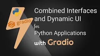 How to build combined interfaces and dynamic UI for Python application?