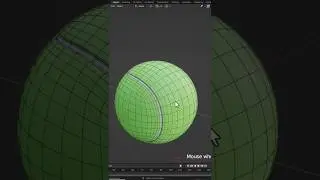 Easy tennis ball modelling | #blender3.6 #blender3d